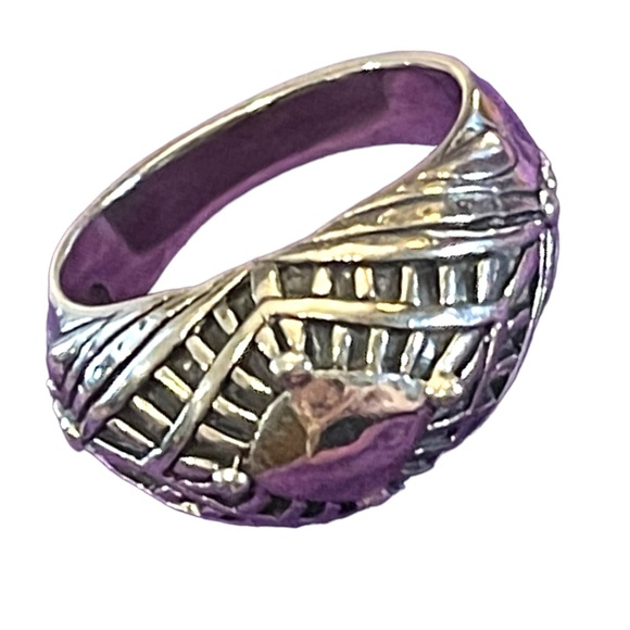 Silpada Sterling silver 925 domed fancy design ring - Picture 9 of 11